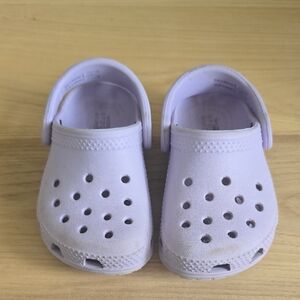 CROCS Kids Classic Clog in Light Lavender